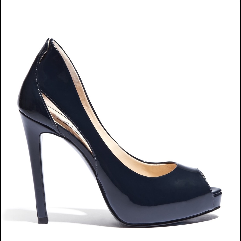 GUESS Harrah Platform Pumps Dark Blue - Picture 3 of 10